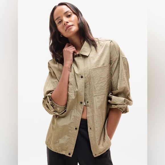 Athleta Jackets & Blazers - Athleta Lunar Sheen Shirt